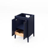 Jeffrey Alexander Percival 25" Grey Single Sink Bathroom Vanity with White Resin Top - 8 in. Widespread Faucet Top product image 3