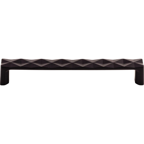 Top Knobs TK563BLK Quilted 6 5/16" Center to Center Bar Pull Flat Black