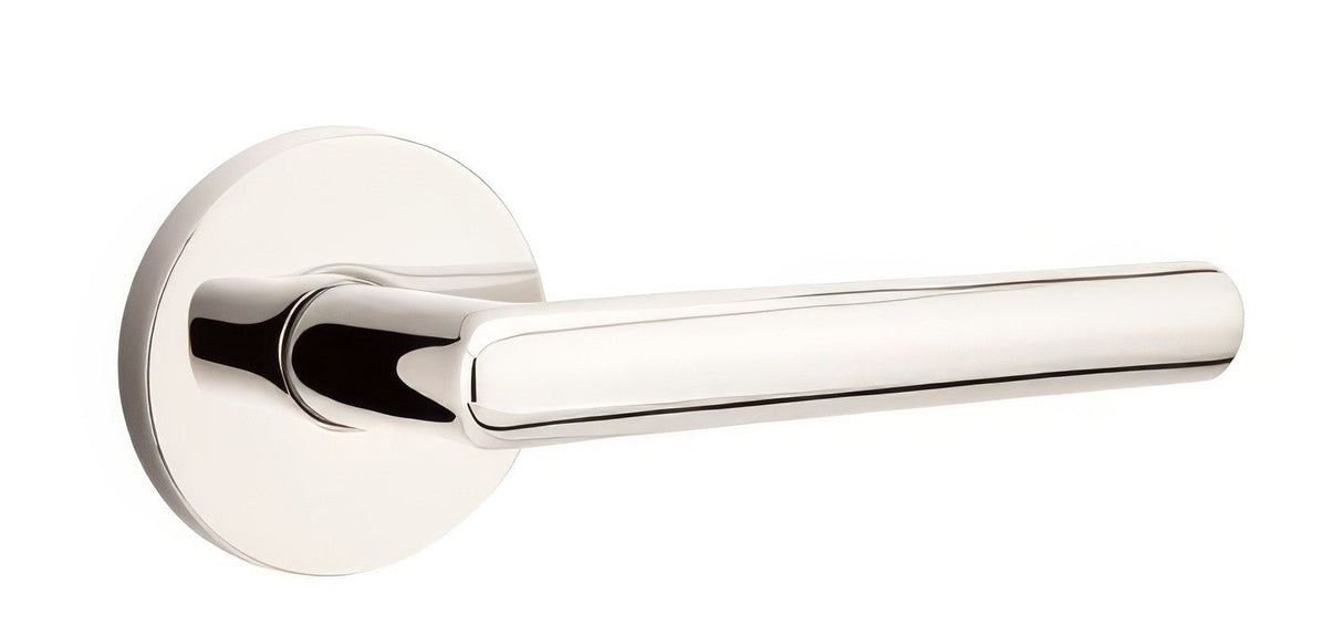 Emtek C5109STUUS14 polished nickel lifetime passage door lever