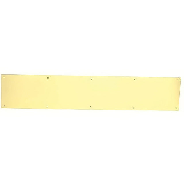 Ives C8400B3634 bright brass kick plate