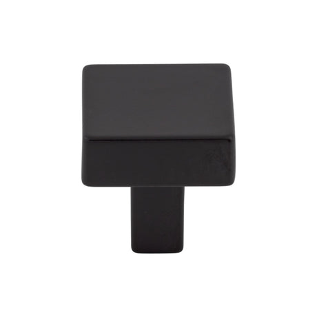 Top Knobs TK740BLK Channing 1 1/16" Length Square Knob Flat Black