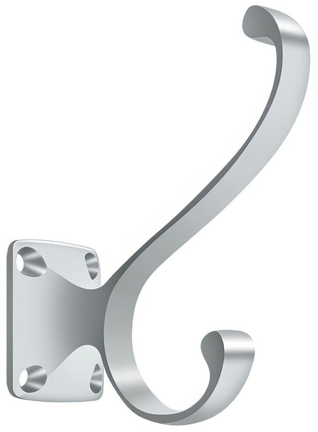 Deltana CAHH35U26 polished chrome coat and hat hook