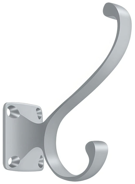 Deltana CAHH35U26D satin chrome coat and hat hook