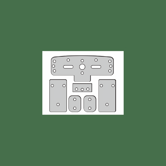Cal-Royal 612-SHIM Glass Bead Shim Kit for Vertical Type Exit Device