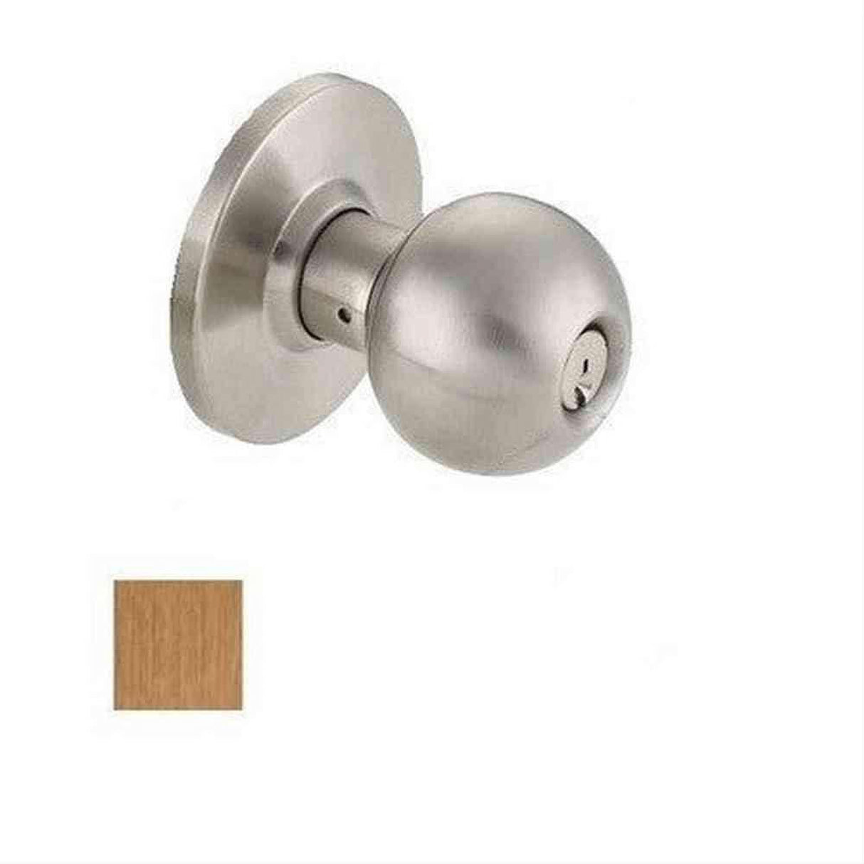 Cal-Royal BA03-10 Grade 2 Classroom Door Knob 2-3/4" Backset Satin Bronze