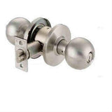 Cal-Royal BA03-32D-2-3/8-3-2-3/8 Grade 2 Keyed Classroom Door Knob 2-3/8" Backset Satin Stainless Steel