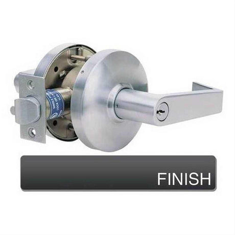 Cal-Royal CGN09-10B Grade 1 Clutch Institution Door Lever Lockset with 2-3/4" Backset Oil Rubbed Dark Bronze