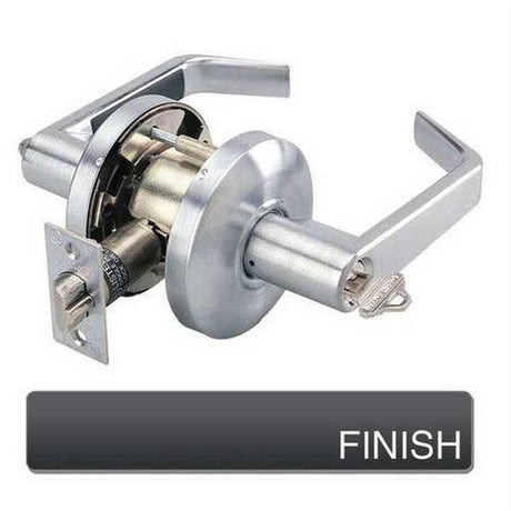 Cal-Royal CSL00-10B Grade 2 Clutch Keyed Entry Door Lever with 2-3/4" Backset Oil Rubbed Dark Bronze