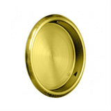 Cal-Royal DIFP218-3 Drive In Finger Pull without Nails Bright Polished Brass