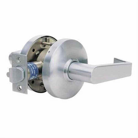 Cal-Royal GN30-26D Grade 1 Passage Door Lever with 2-3/4" Backset Satin Chrome