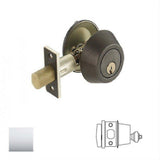 Cal-Royal ICT220-26 Grade 2 SFIC Single Cylinder Deadbolt Less Core Bright Polished Chrome