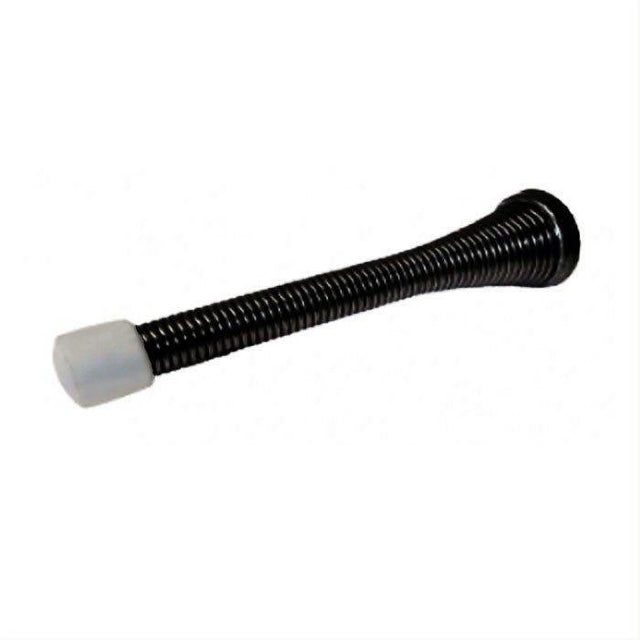 Cal-Royal JFS13-1 3-3/4" Heavy Duty Jumbo Spring Door Stop Black