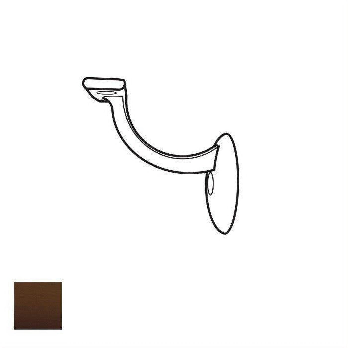 Cal-Royal JUHB28-10B Jumbo Heavy Duty Hand Rail Bracket Oil Rubbed Dark Bronze