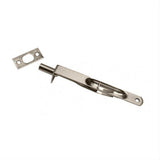 Cal-Royal MB85R-15 6" Brass Security Bolt Satin Nickel