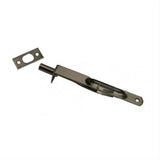 Cal-Royal MB85R-15A 6" Brass Security Bolt Satin Nickel Blackened