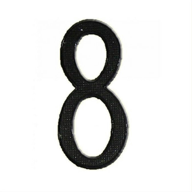 Cal-Royal PN20BK-6 4" Diecast House Number 6 Black