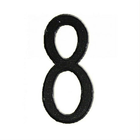 Cal-Royal PN20BK-7 4" Diecast House Number 7 Black