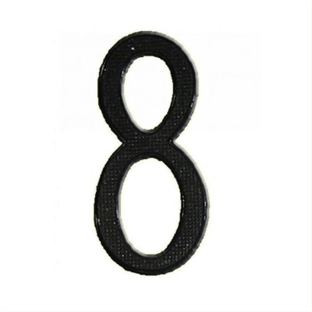 Cal-Royal PN20BK-8 4" Diecast House Number 8 Black