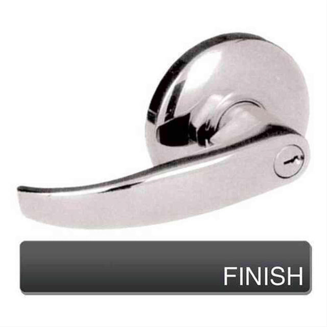 Cal-Royal RL03-10B Grade 2 Keyed Classroom Door Lever Lockset with 2-3/4" Backset Oil Rubbed Dark Bronze