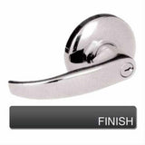 Cal-Royal RL05-10B Grade 2 Keyed Storeroom Door Lever Lockset with 2-3/4" Backset Oil Rubbed Dark Bronze