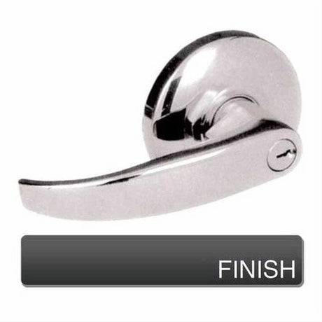 Cal-Royal RL05-10B Grade 2 Keyed Storeroom Door Lever Lockset with 2-3/4" Backset Oil Rubbed Dark Bronze