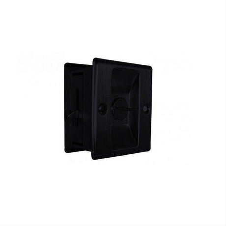 Cal-Royal SDL16-19 Privacy Sliding Door Lock Black