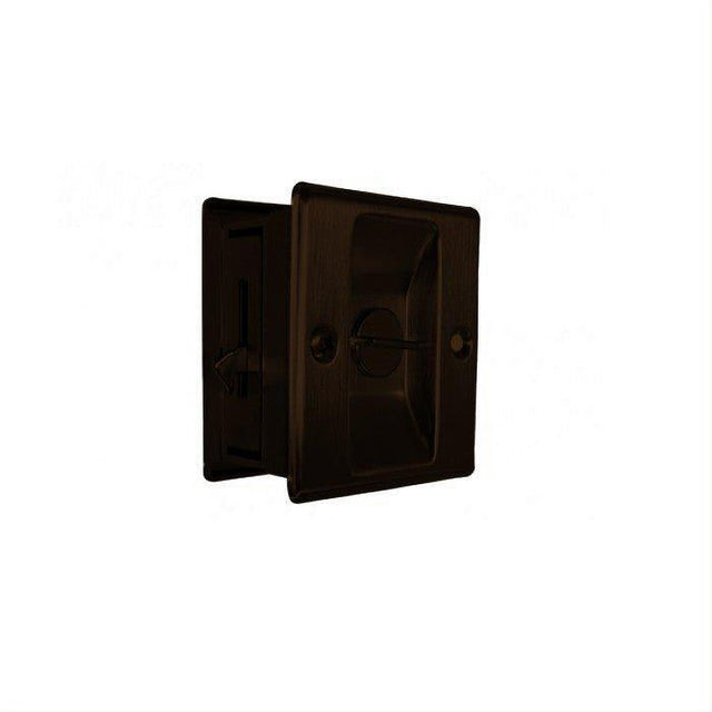 Cal-Royal SDL16-10B Privacy Sliding Door Lock Oil Rubbed Dark Bronze