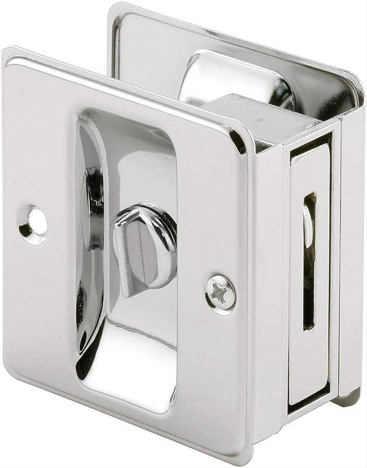 Cal-Royal SDL17-26 Passage Sliding Door Lock Bright Polished Chrome