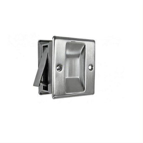 Cal-Royal SDL17-26D Passage Sliding Door Lock Satin Chrome