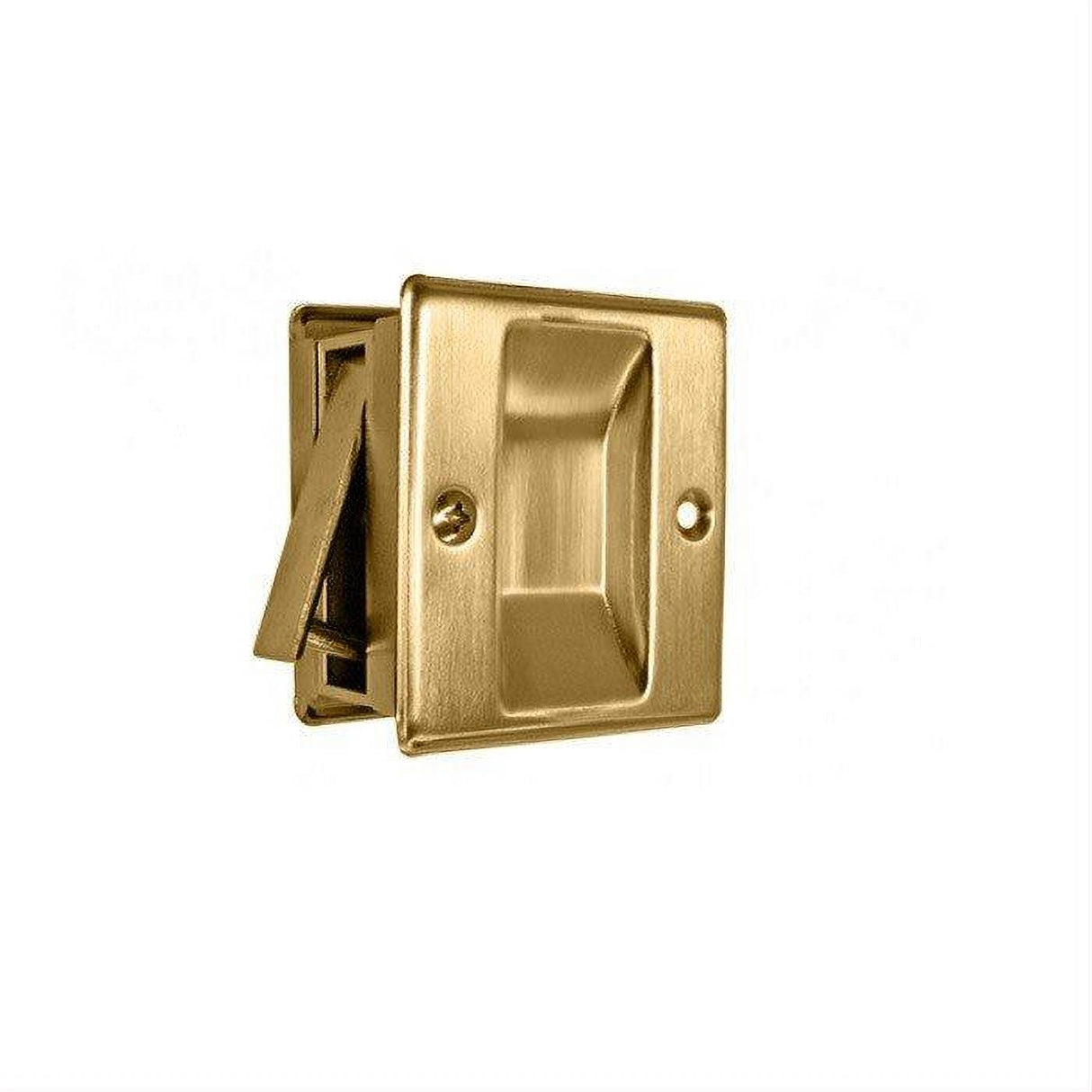 Cal-Royal SDL17-5 Passage Sliding Door Lock Antique Brass