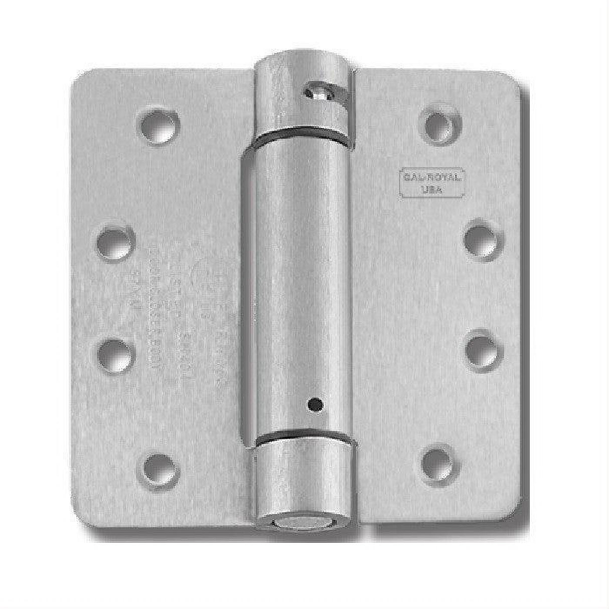 Cal-Royal SH3558R-26D 3.5 x 3.5 - 5/8" Radius Spring Hinges Sold in Pairs Satin Chrome