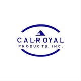 Cal-Royal SH3558R-3 3.5 x 3.5 - 5/8" Radius Spring Hinges Sold in Pairs Bright Polished Brass