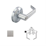Cal-Royal SL00-26D Grade 2 Keyed Entry Door Lever Lockset with 2-3/4" Backset Satin Chrome
