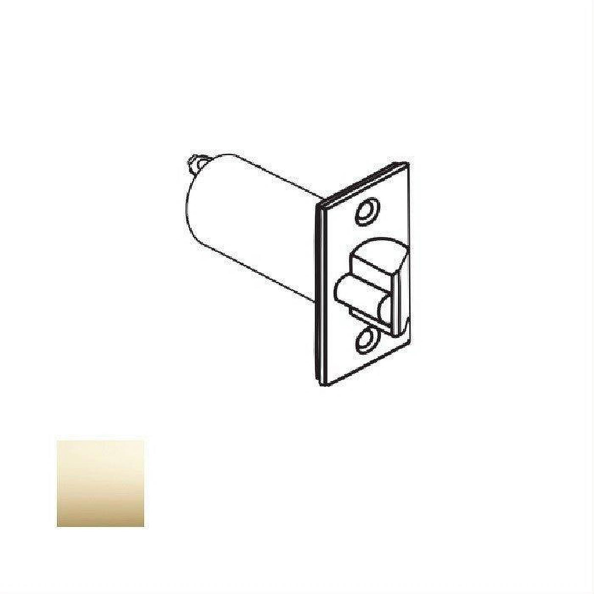 Cal-Royal SLD238-3 Grade 2 UL Deadlatch with 2-3/8" Backset Bright Polished Brass