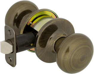 Callan G2KS1015 101T-SA-G2 Saxon Series Grade 2 Passage Door Knob Antique Brass