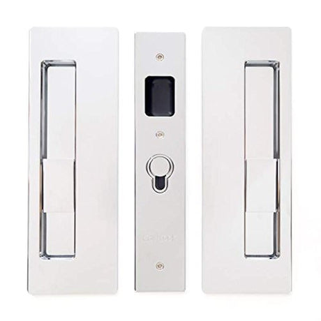 Cavilock CL400B0025 CL400B-25 Privacy Pocket Door Pull Chrome