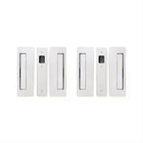 Cavilock CL400D0025 1 3/8" Non Magnetic Non Latching Passage Pocket Door Lock Chrome