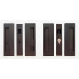 Cavilock CL400D0238 1 3/8" Double Door Emergency/Snib Privacy Lock Set Pocket Door Lock Oil Rubbed Bronze