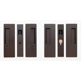 Cavilock CL400D0255 1 3/8" Double Door Key/Key Key Locking Lock Set Pocket Door Lock Oil Rubbed Bronze