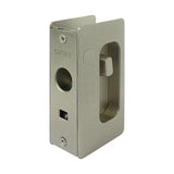 Cavilock CL200A1090 1-3/8" Privacy Snib Flush Handle Pocket Door Lock Satin Nickel