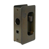 Cavilock CL200A1210 1-3/8" Privacy Snib Flush Handle Pocket Door Lock Oil Rubbed Bronze