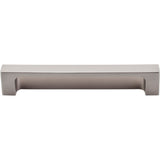 Top Knobs TK276BSN Modern Metro 5" Center to Center Finger Pull Brushed Satin Nickel