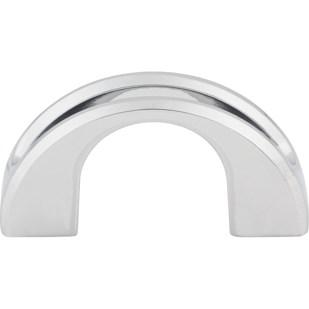 Top Knobs TK617PC Tango U 1 1/4" Center to Center Finger Pull Polished Chrome