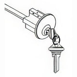 Better Home Products CCYLKNOBPB polished brass cylinder assembly