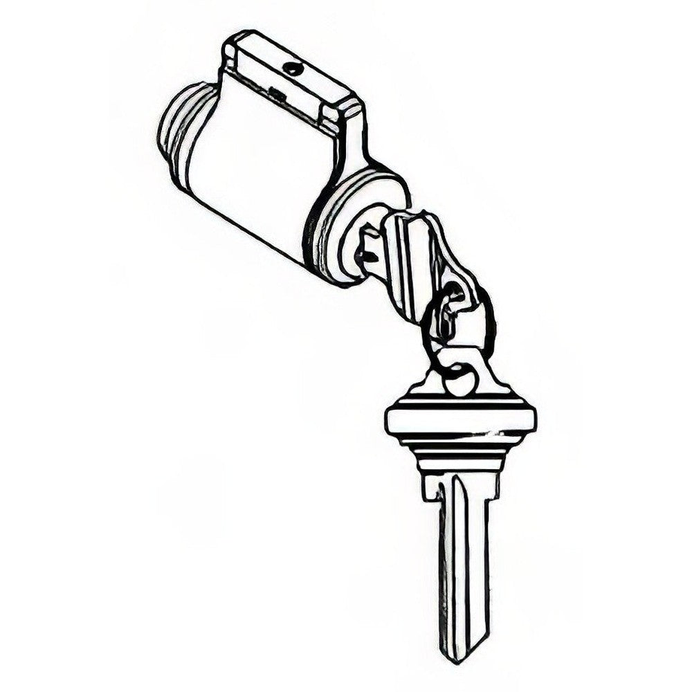 Better Home Products CCYLSSLEVPB polished brass entry lever cylinder