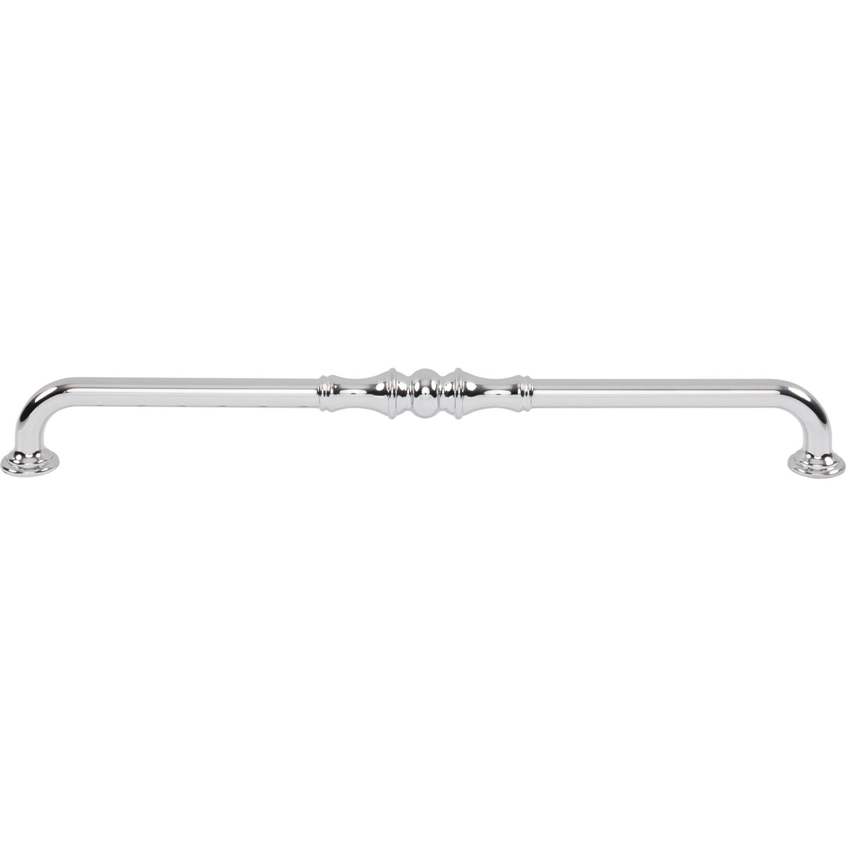 Top Knobs TK3436PC Bayridge 12" Center to Center Bar Pull Polished Chrome
