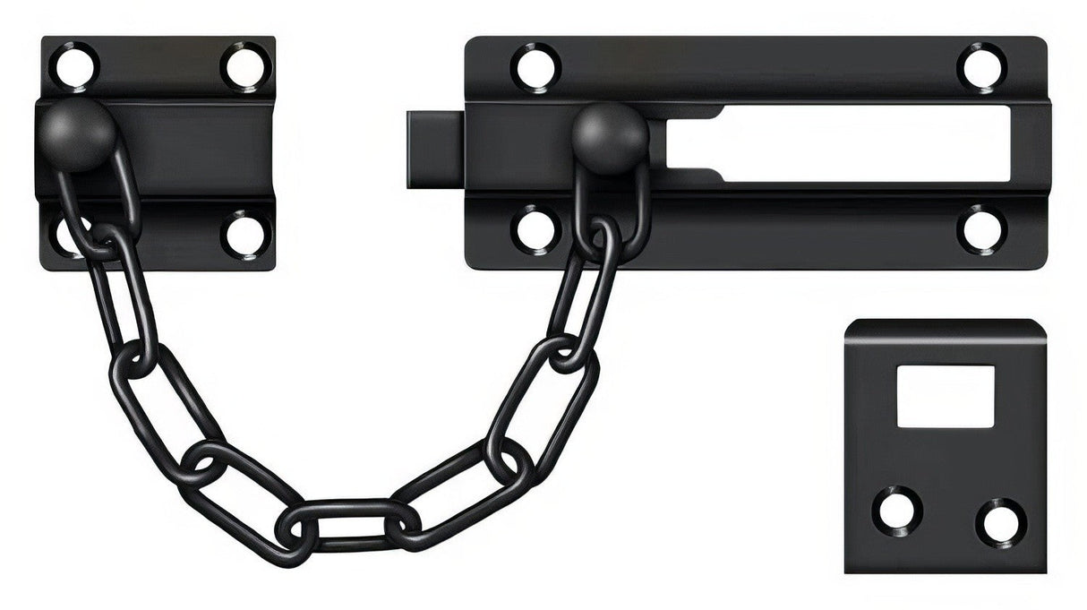 Deltana CDG35U19 paint black door bolt