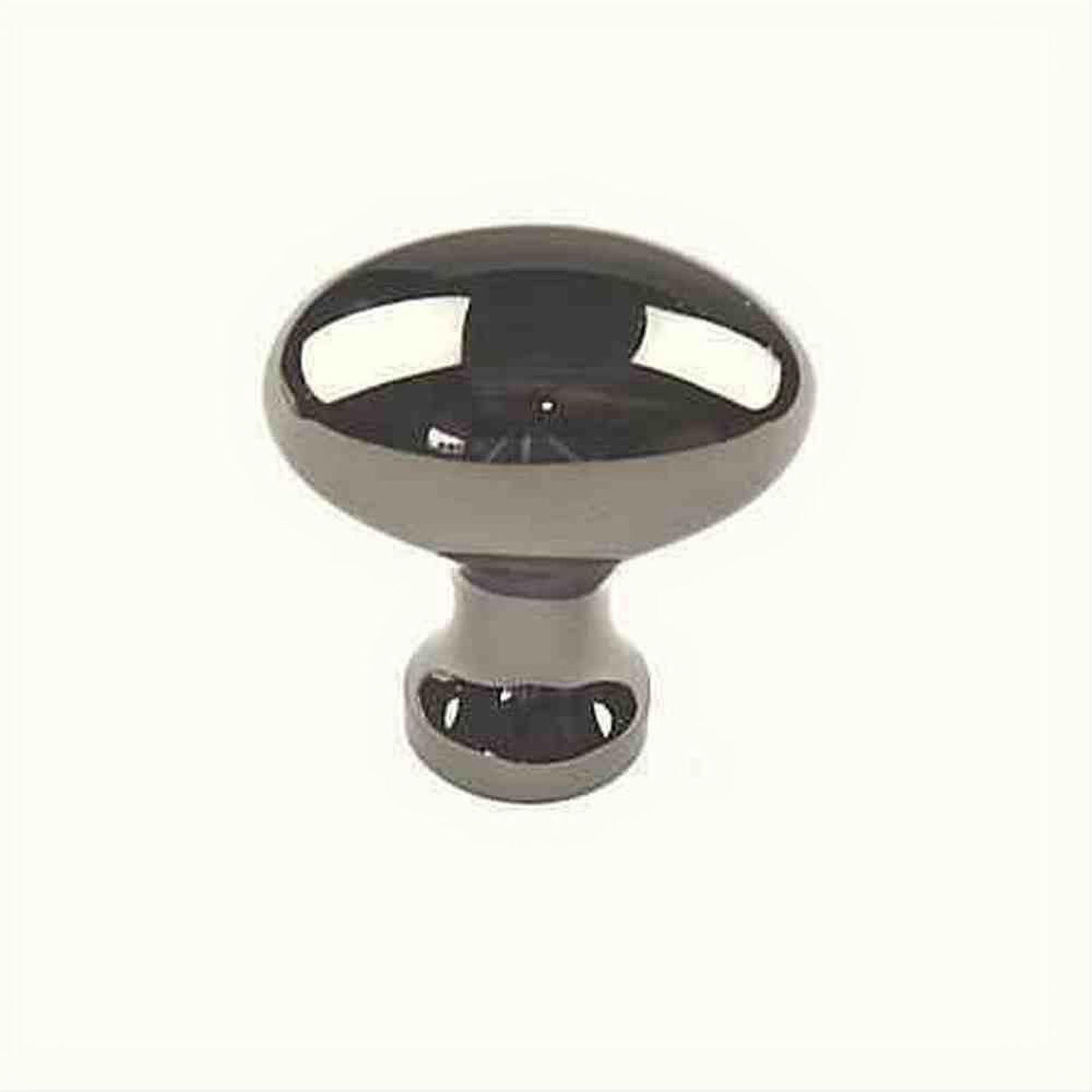 Century Hardware 10302-NB Elite 1" DIA Oval Cabinet Knob Black Nickel
