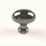 Century Hardware 10306-NB Elite 1-1/4" DIA Oval Cabinet Knob Black Nickel