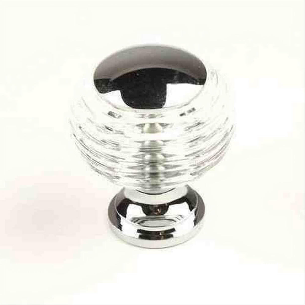 Century Hardware 10525-26CL Galaxy 1-1/4" DIA Round Cabinet Knob Polished Chrome/Clear Acrylic